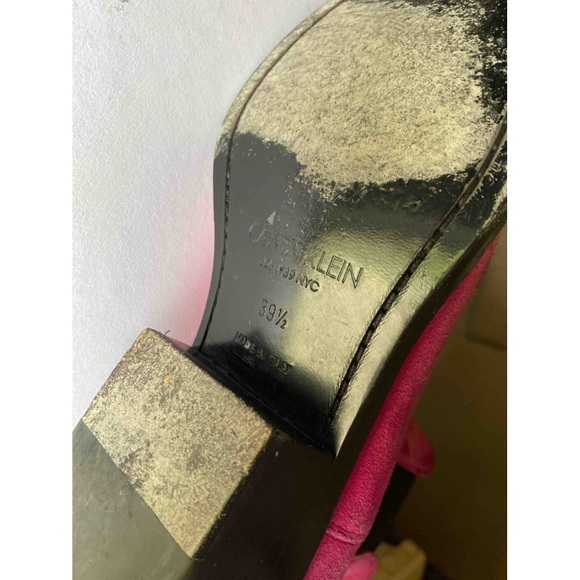 Calvin Klein 205W39NYC PINK Suede Boots - Picture 4 of 4